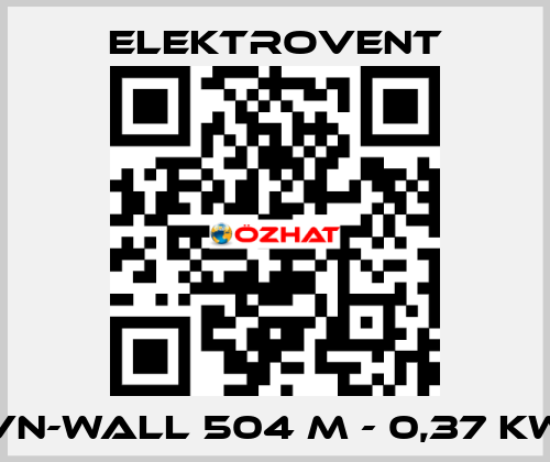 VN-Wall 504 M - 0,37 kW ELEKTROVENT
