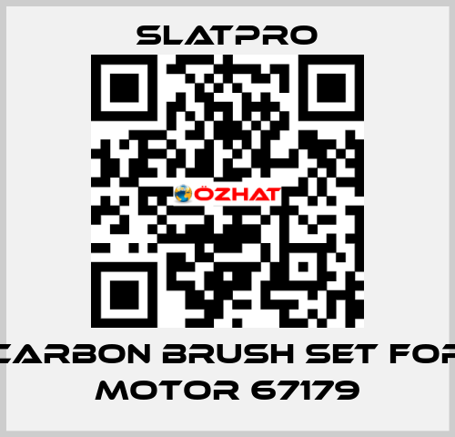 Carbon Brush Set for motor 67179 SlatPro