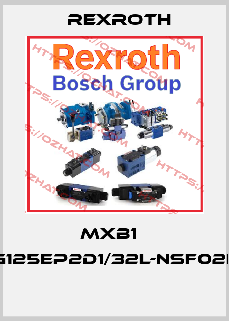MXB1   A4VG125EP2D1/32L-NSF02F071D  Rexroth