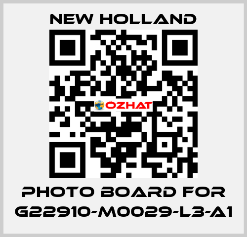 Photo Board for G22910-M0029-L3-A1 New Holland