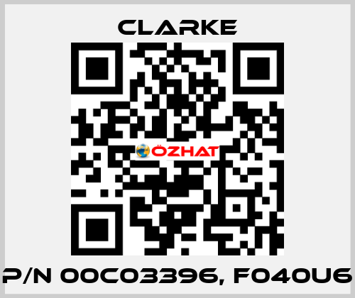 p/n 00C03396, F040U6 Clarke