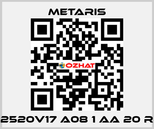 2520V17 A08 1 AA 20 R Metaris