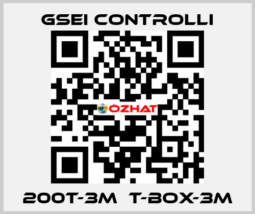 200T-3M  T-BOX-3M GSEI Controlli
