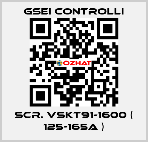 SCR. VSKT91-1600 ( 125-165A ) GSEI Controlli