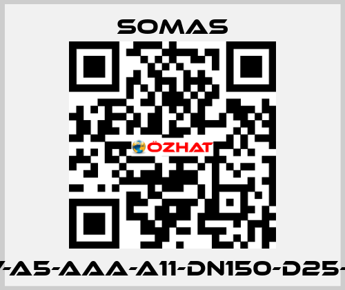 MTV-A5-AAA-A11-DN150-D25-B20 SOMAS