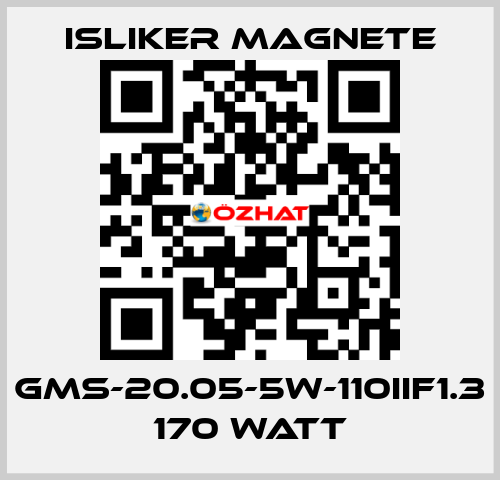GMs-20.05-5W-110IIF1.3 170 watt ISLIKER MAGNETE