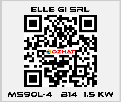 MS90L-4   B14  1.5 KW ELLE GI SRL