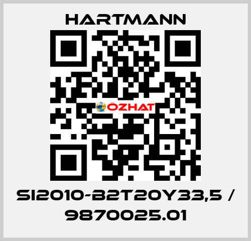 SI2010-B2T20Y33,5 / 9870025.01 Hartmann