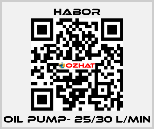 Oil pump- 25/30 l/min Habor