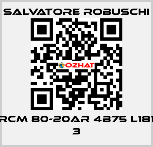 RCM 80-20AR 4B75 L181 3 SALVATORE ROBUSCHI
