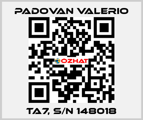 TA7, s/n 148018 PADOVAN VALERIO