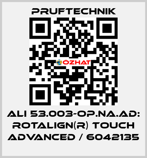 ALI 53.003-OP.NA.AD: ROTALIGN(R) touch ADVANCED / 6042135 Pruftechnik