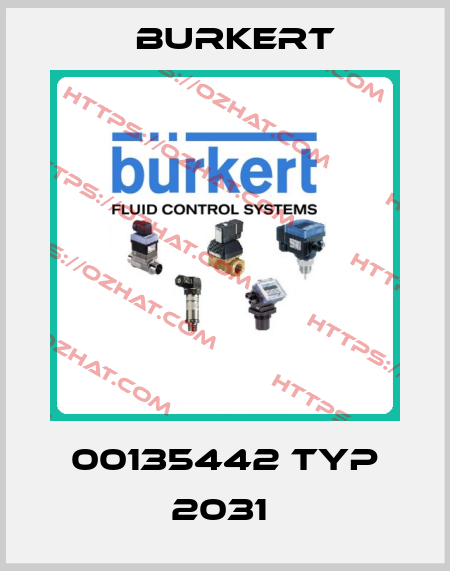 00135442 Typ 2031  Burkert