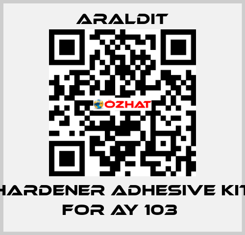 Hardener adhesive kit for AY 103  Araldit