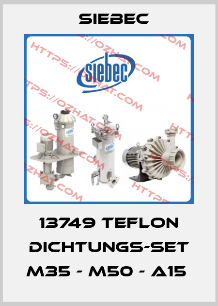 13749 Teflon Dichtungs-Set M35 - M50 - A15  Siebec