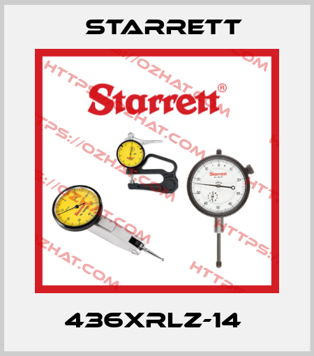 436XRLZ-14  Starrett