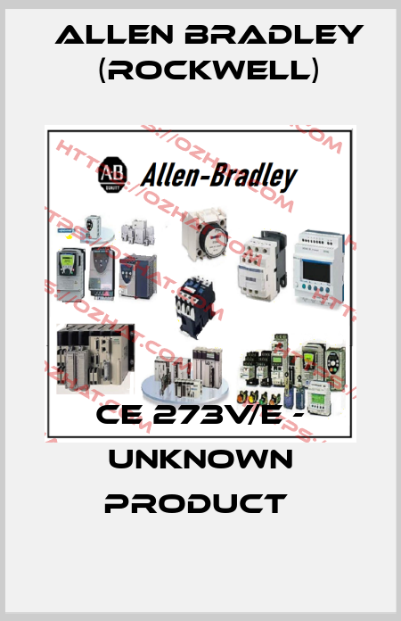 CE 273V/E - unknown product  Allen Bradley (Rockwell)