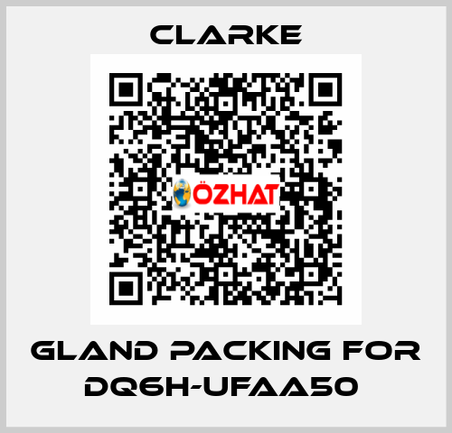 Gland Packing for DQ6H-UFAA50  Clarke