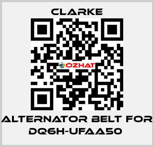Alternator Belt for DQ6H-UFAA50  Clarke