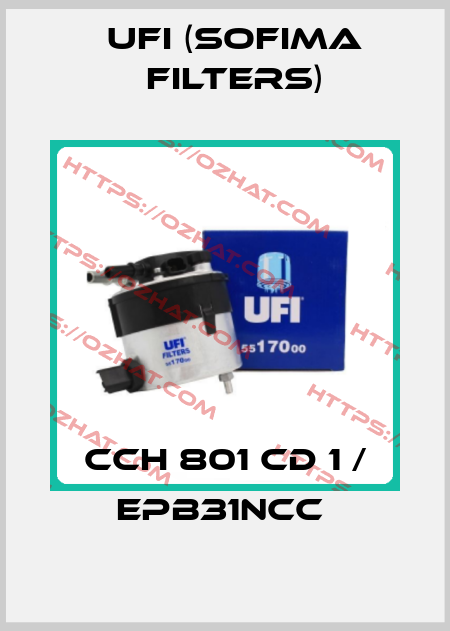 CCH 801 CD 1 / EPB31NCC  Ufi (SOFIMA FILTERS)