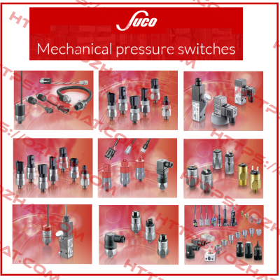 0159 ,250V DIAPHRAGM / PISTON PRESSURE SWITCHES Suco