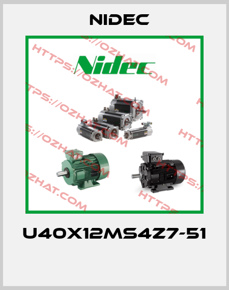 U40X12MS4Z7-51  Nidec