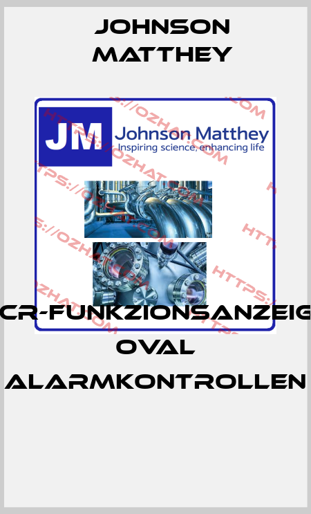 SCR-Funkzionsanzeige Oval Alarmkontrollen  Johnson Matthey