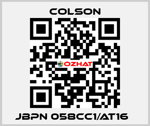 JBPN 058CC1/AT16   Colson