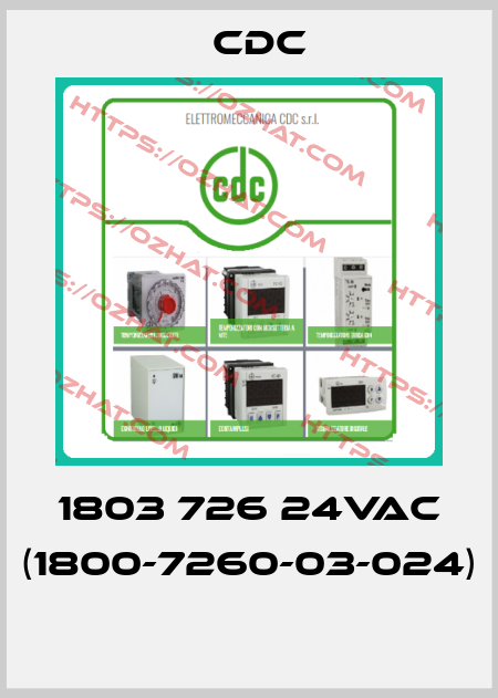 1803 726 24Vac (1800-7260-03-024)  CDC