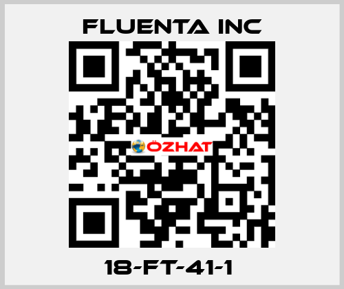 18-FT-41-1  Fluenta Inc