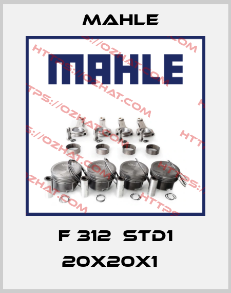 F 312  STD1 20X20X1   MAHLE
