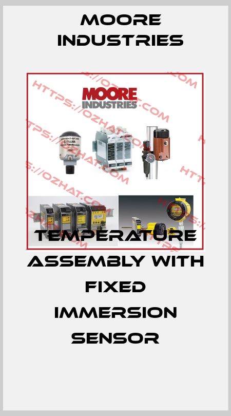 Temperature Assembly with Fixed Immersion Sensor Moore Industries