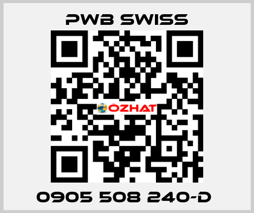 0905 508 240-D  PWB Swiss
