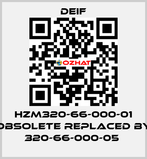 HZM320-66-000-01 obsolete replaced by 320-66-000-05  Deif
