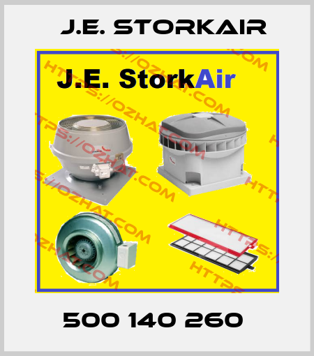 500 140 260  J.E. Storkair