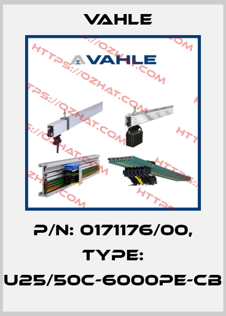 P/n: 0171176/00, Type: U25/50C-6000PE-CB Vahle
