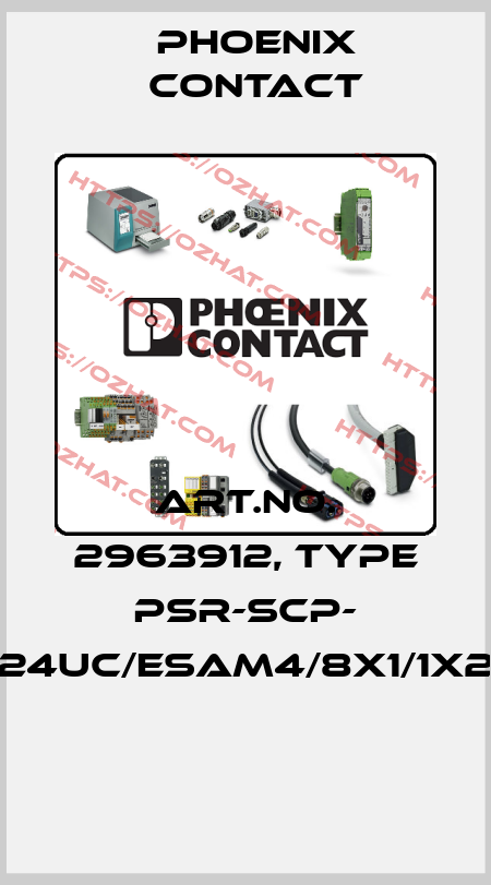 Art.No. 2963912, Type PSR-SCP- 24UC/ESAM4/8X1/1X2  Phoenix Contact
