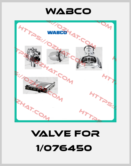 Valve for 1/076450  Wabco