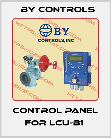control panel for LCU-B1  BY Controls