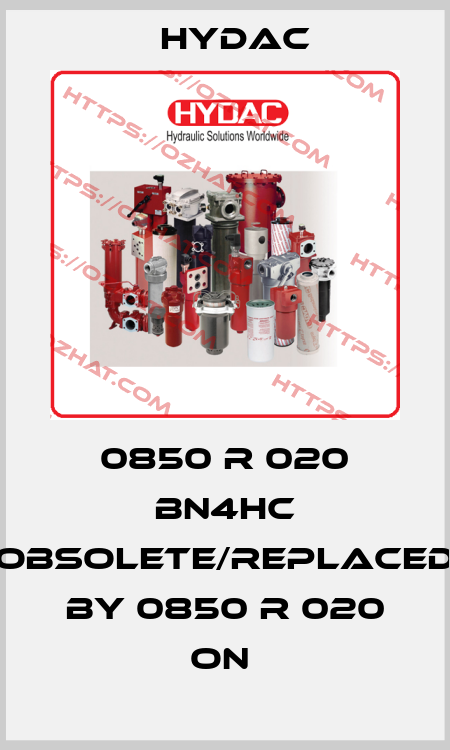 0850 R 020 BN4HC obsolete/replaced by 0850 R 020 ON  Hydac