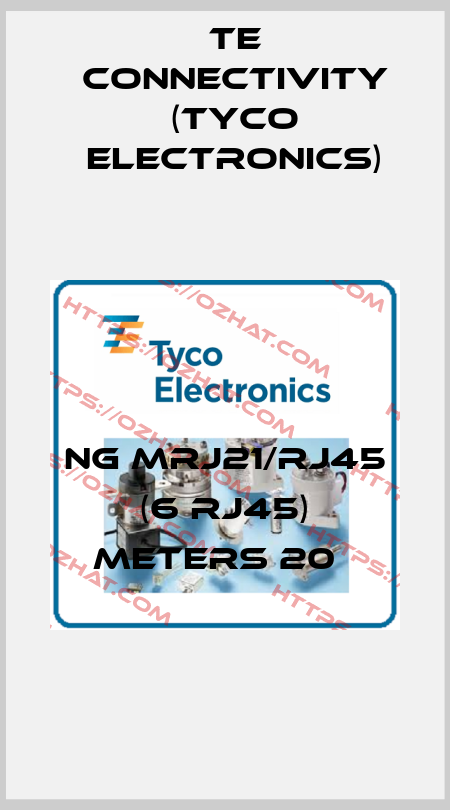 NG MRJ21/RJ45 (6 RJ45) meters 20   TE Connectivity (Tyco Electronics)