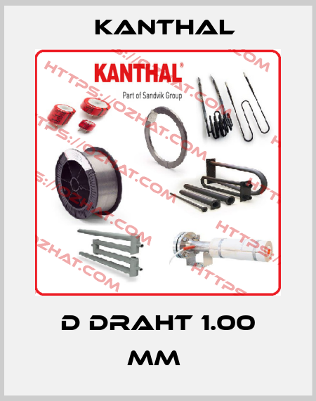 D Draht 1.00 mm  Kanthal