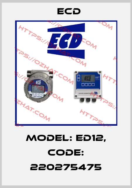 Model: ED12, Code: 220275475 Ecd