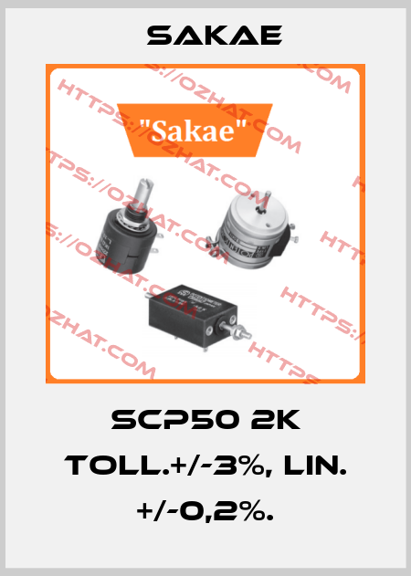 SCP50 2K toll.+/-3%, Lin. +/-0,2%. Sakae