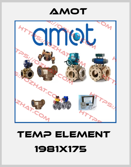 Temp Element  1981X175    Amot