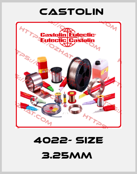 4022- size 3.25mm  Castolin