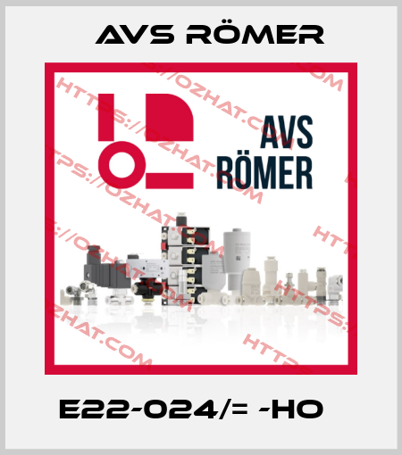 E22-024/= -HO   Avs Römer