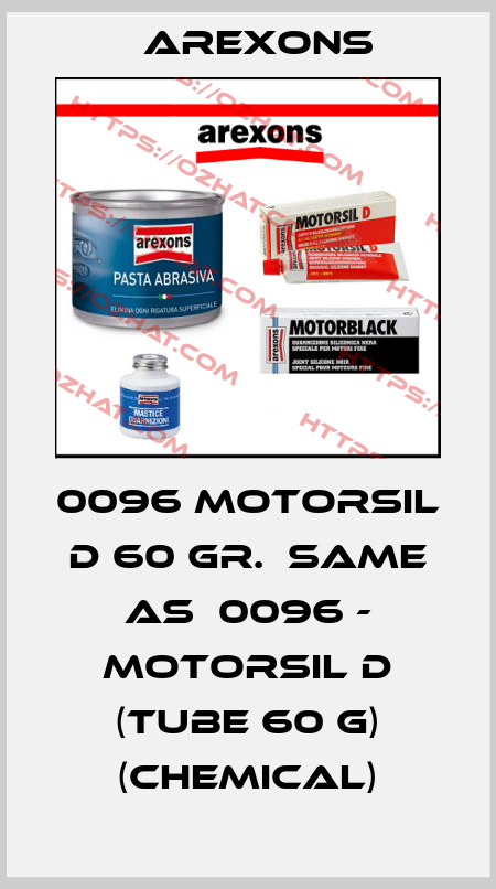 0096 Motorsil D 60 gr.  same as  0096 - MOTORSIL D (tube 60 g) (chemical) AREXONS