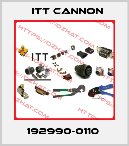 192990-0110  Itt Cannon