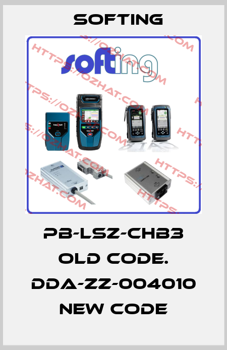 PB-LSZ-CHB3 old code. DDA-ZZ-004010 new code Softing